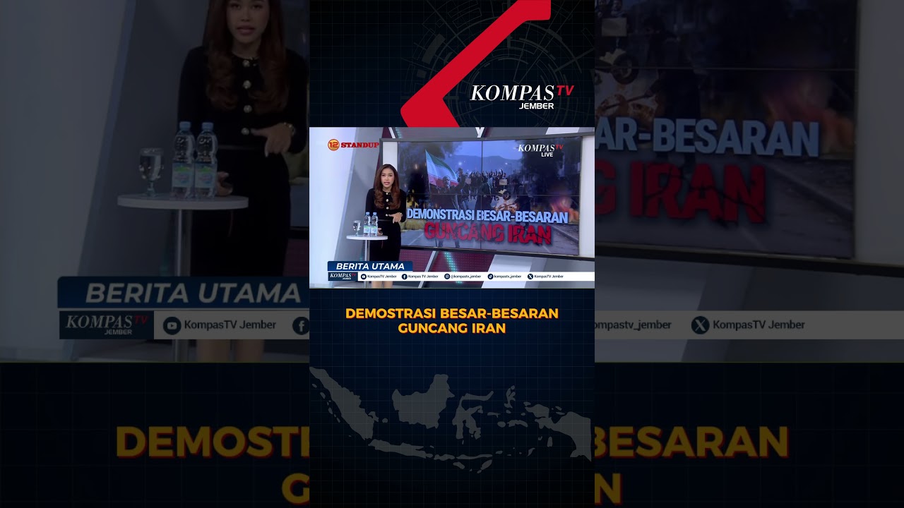 Demo Besar Guncang Iran, Ribuan Warga Turun Ke Jalan