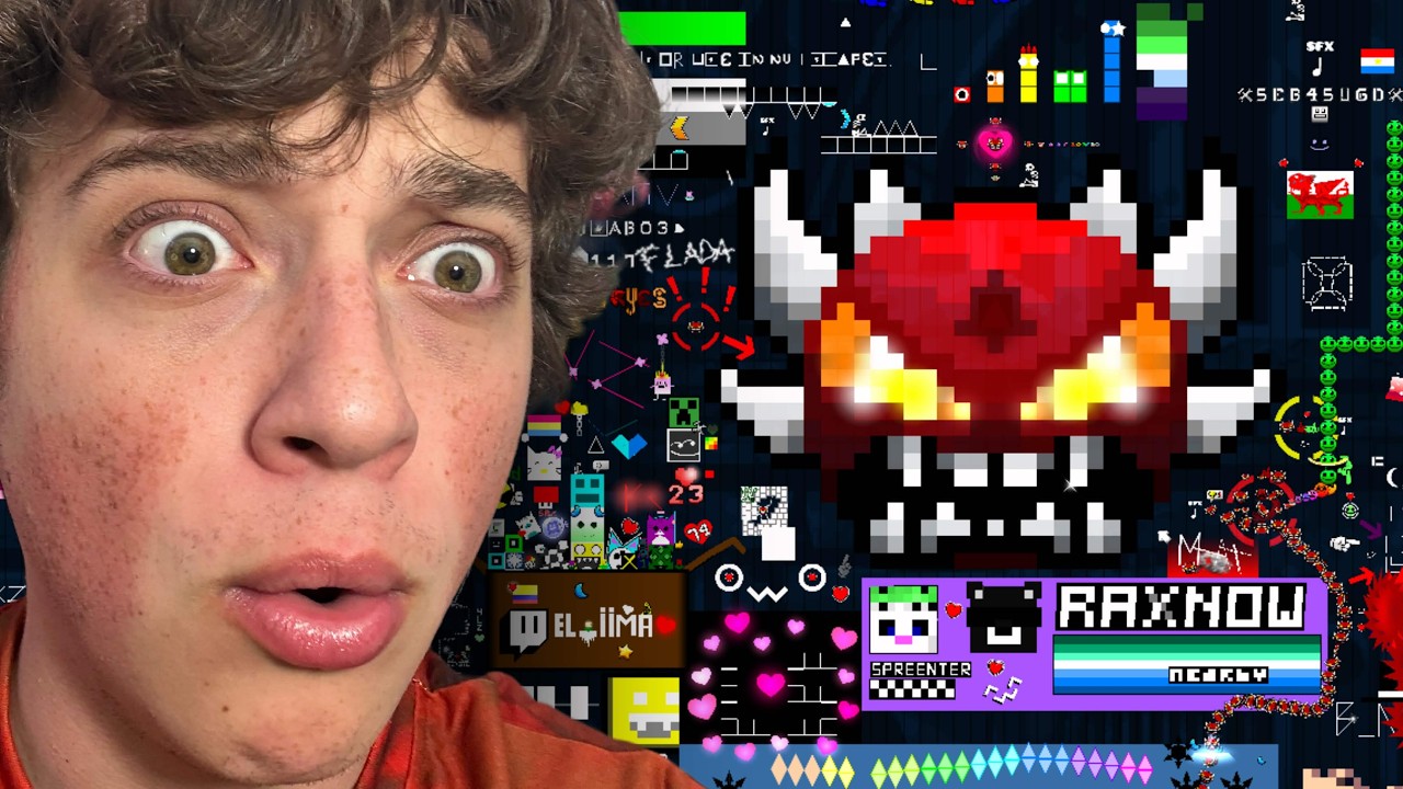 45,000 People Made This Geometry Dash Level...