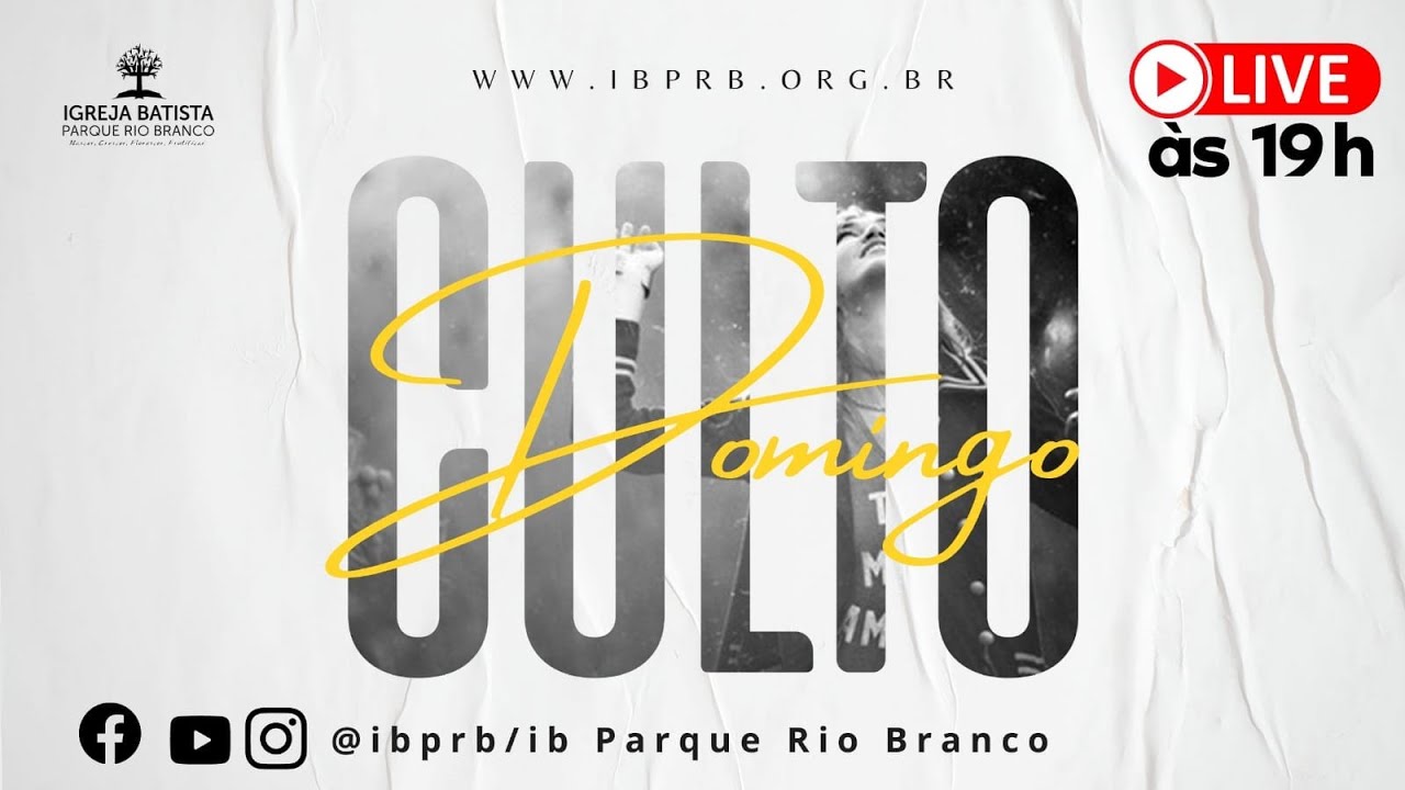 IBPRB | Culto de Domingo Noite | 25/01/2026