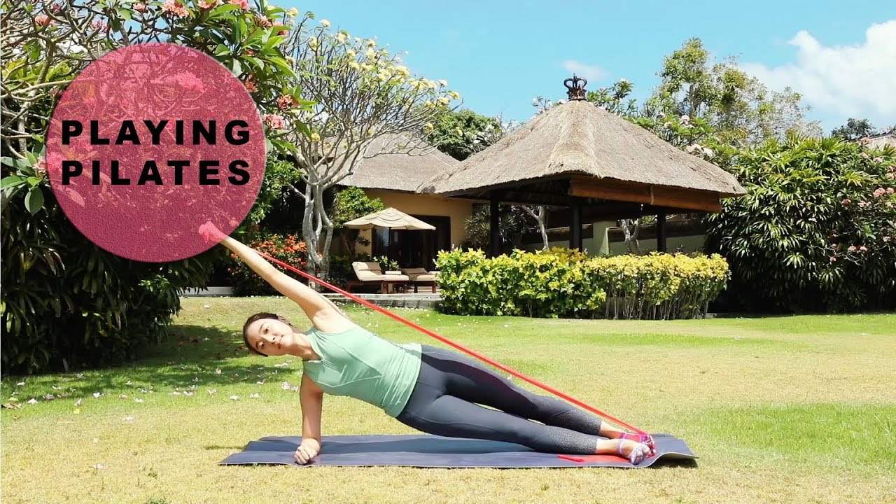 [Playing Pilates]세라밴드 전신운동 18 min★TheraBand FullBody Workout