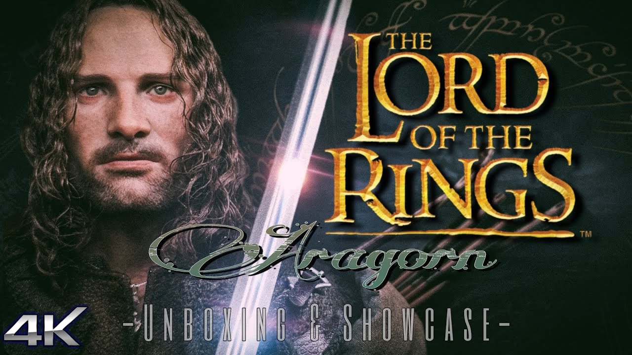 InArt -1:6- Scale Collectible Art Figure Aragorn Unboxing & Showcase 4K