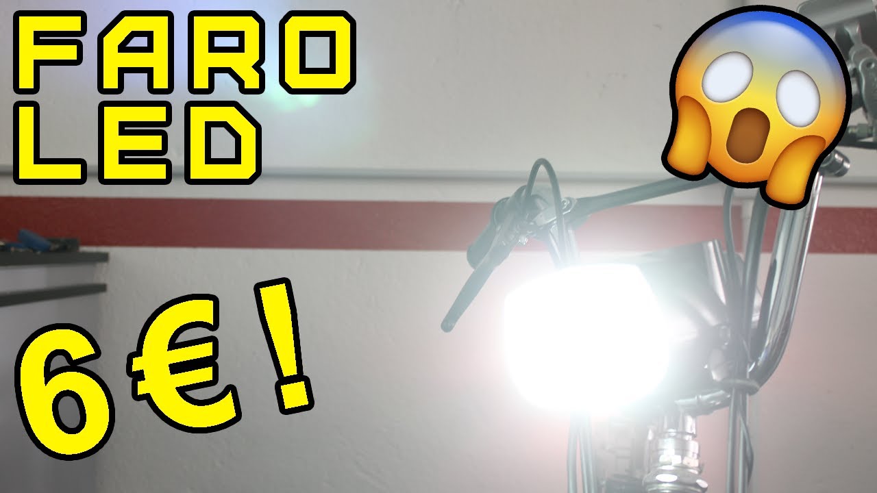 Faro Led Ciao Piaggio! Confronto alogena vs Led