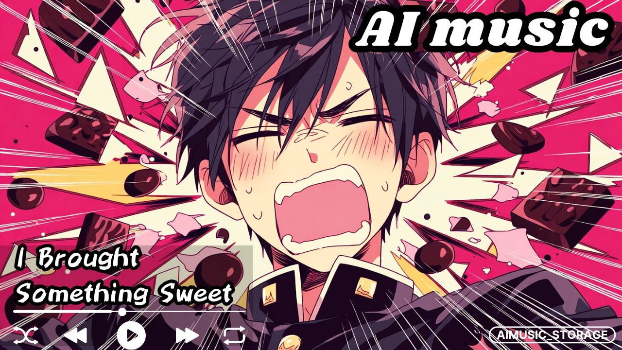 「I brought something sweet」(English Ver.) - 甘いお菓子に隠した本命の気持ち | J-ROCK風