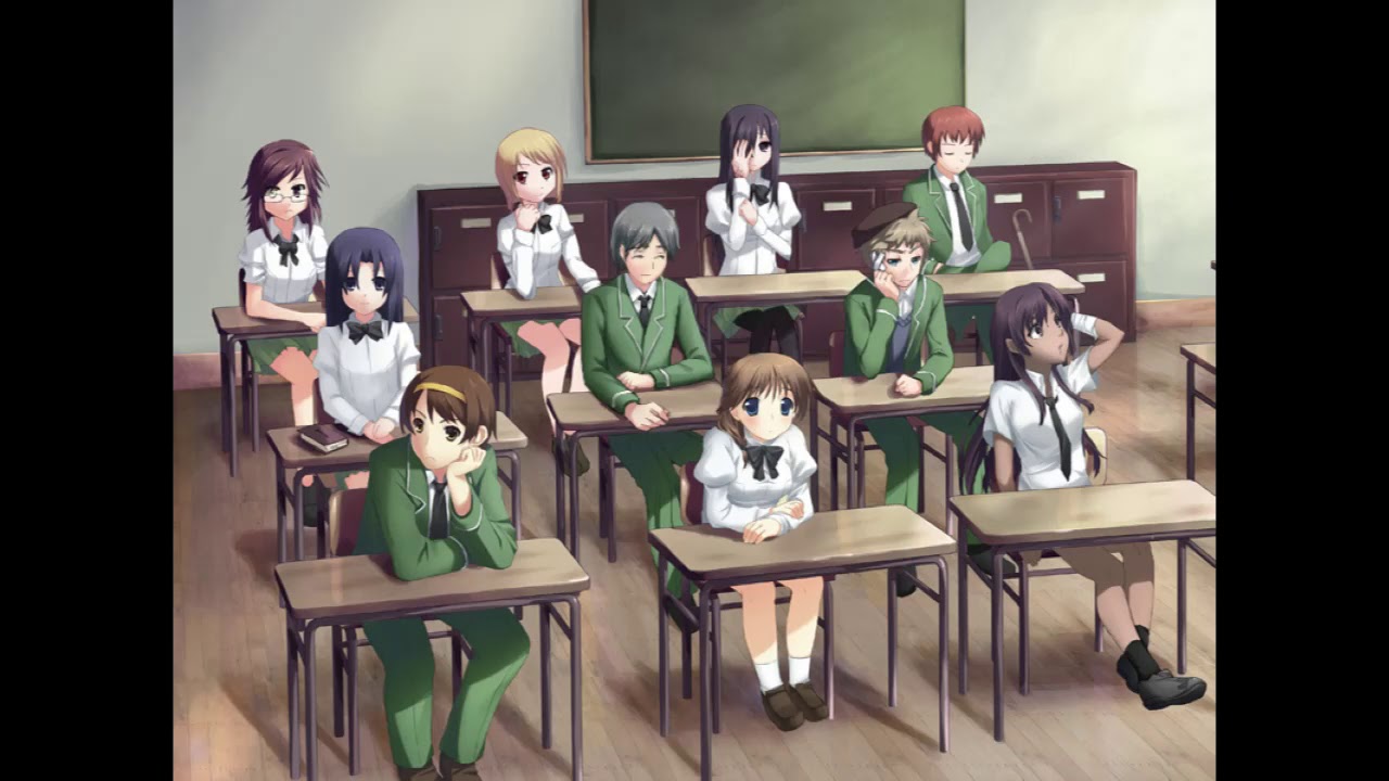 Katawa Shoujo OST - School Days with Rain Sounds - Extended