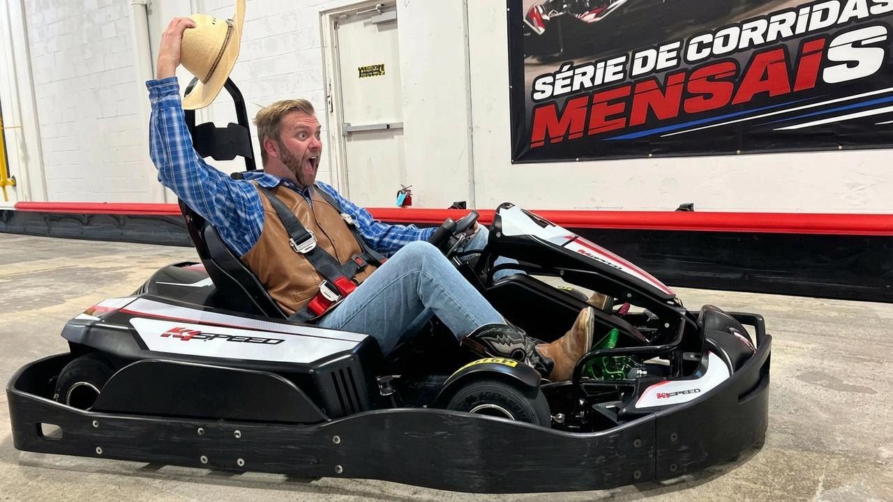 Corrida maluca de Go Kart com Cowboy Jack na K1 Speed! 🏎️🤠💨