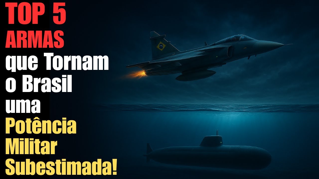 O Brasil Tem ARMAS secretas super poderosas! TOP 5 ARMAS que Tornam o Brasil uma Pot&ecirc;ncia Militar !