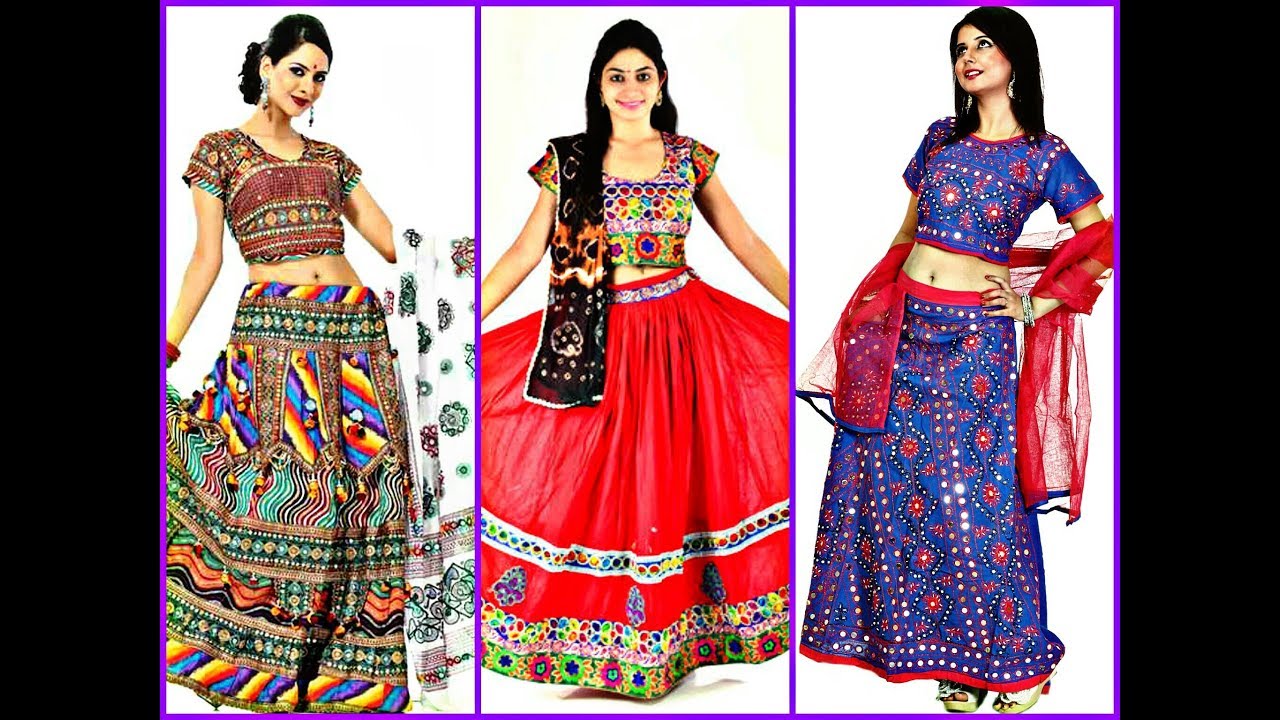 Latest Gujarati navratri chaniya choli grba dress collection 2017