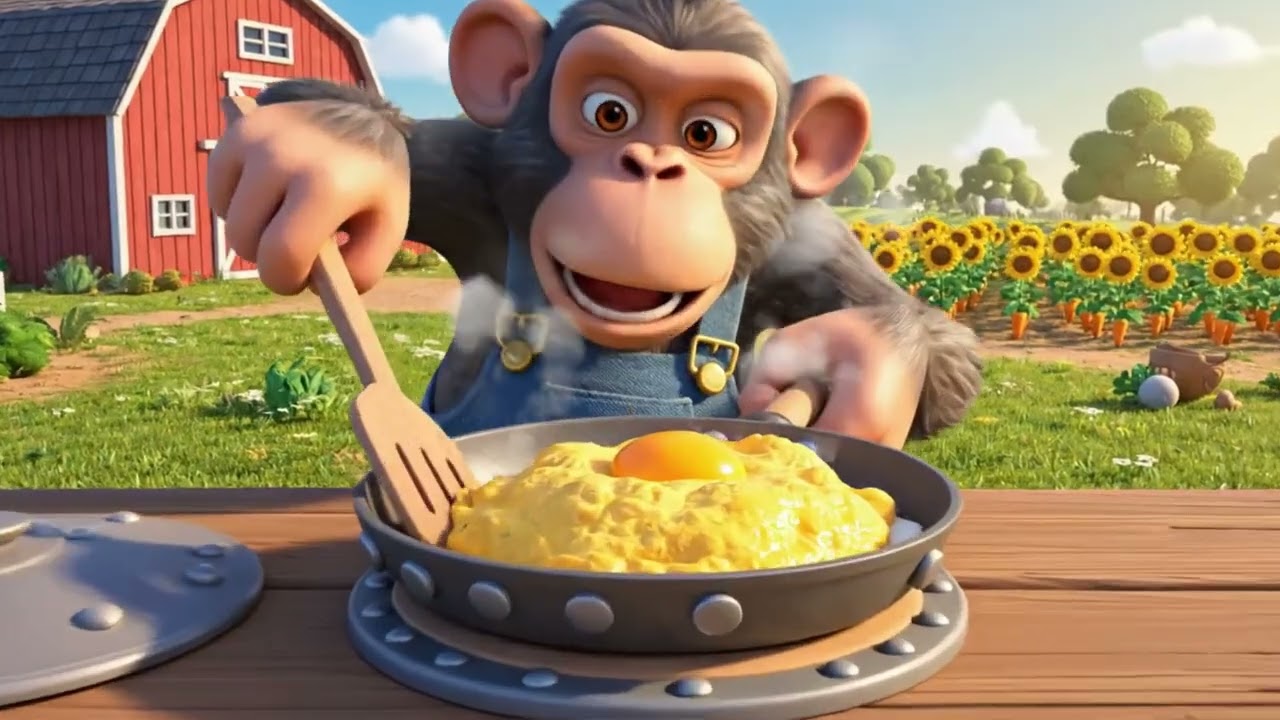 Smart Monkey Farmer: Brave Rescue & Farm Adventures | Kids Monkey King