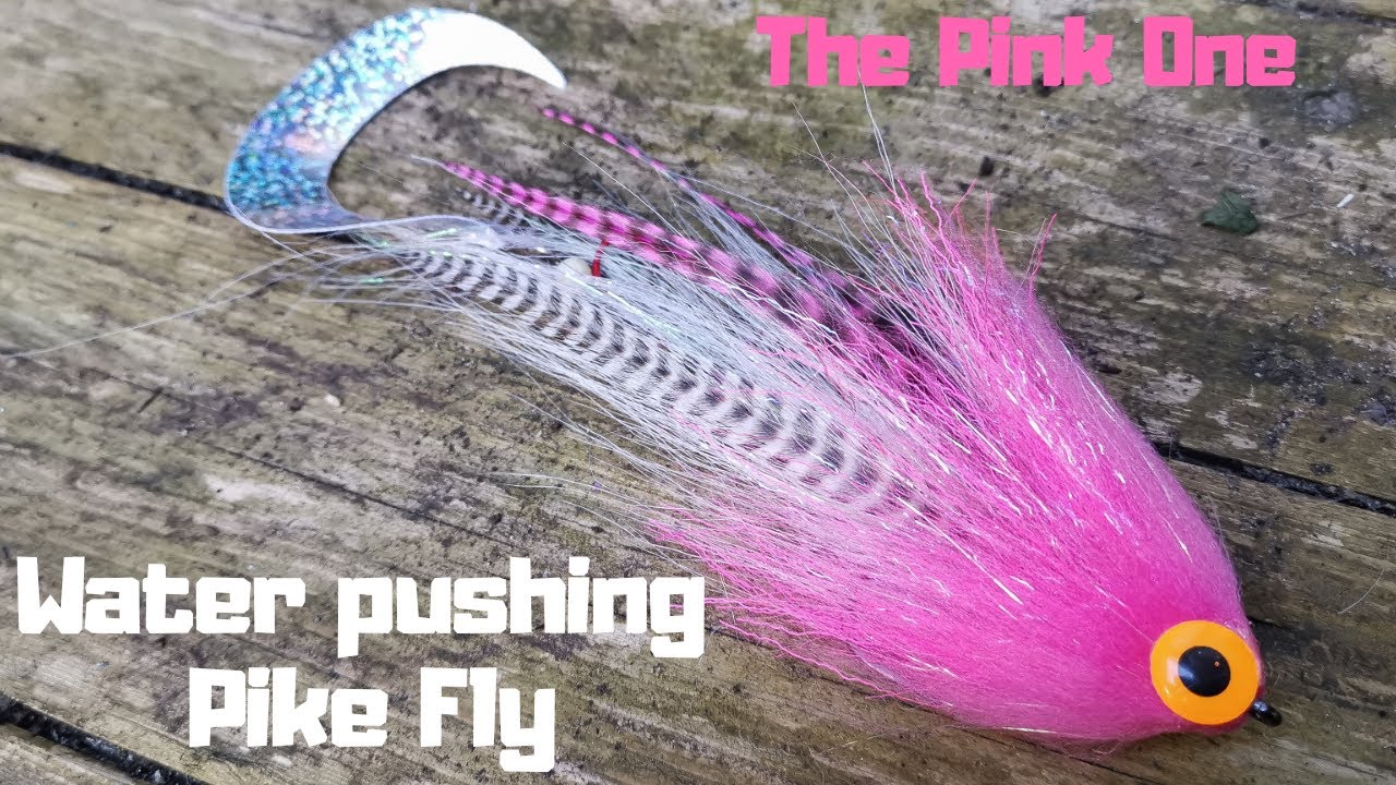 The Pink One - Water pushing Pike Streamer - Predator Fly