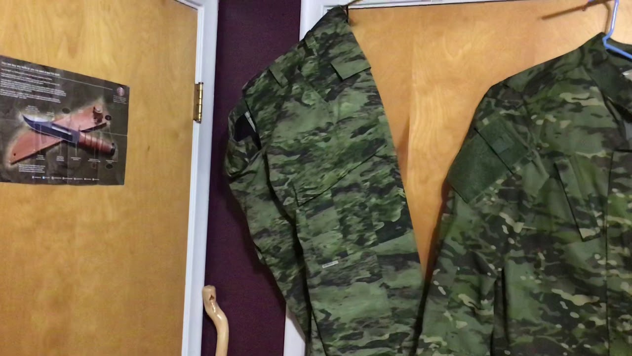 Tru-spec BDU Xtreme pants in FGX & MC tropic comparison