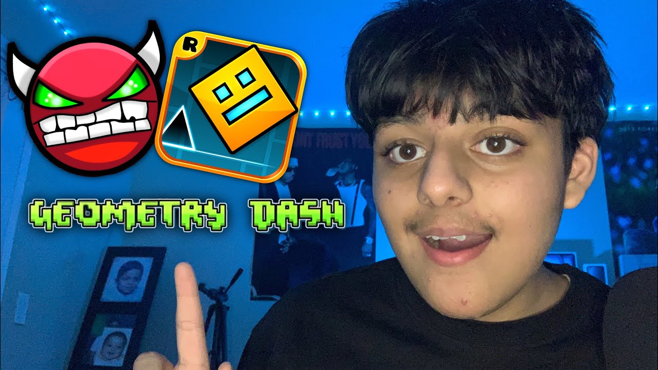 ASMR Playing Geometry Dash 
