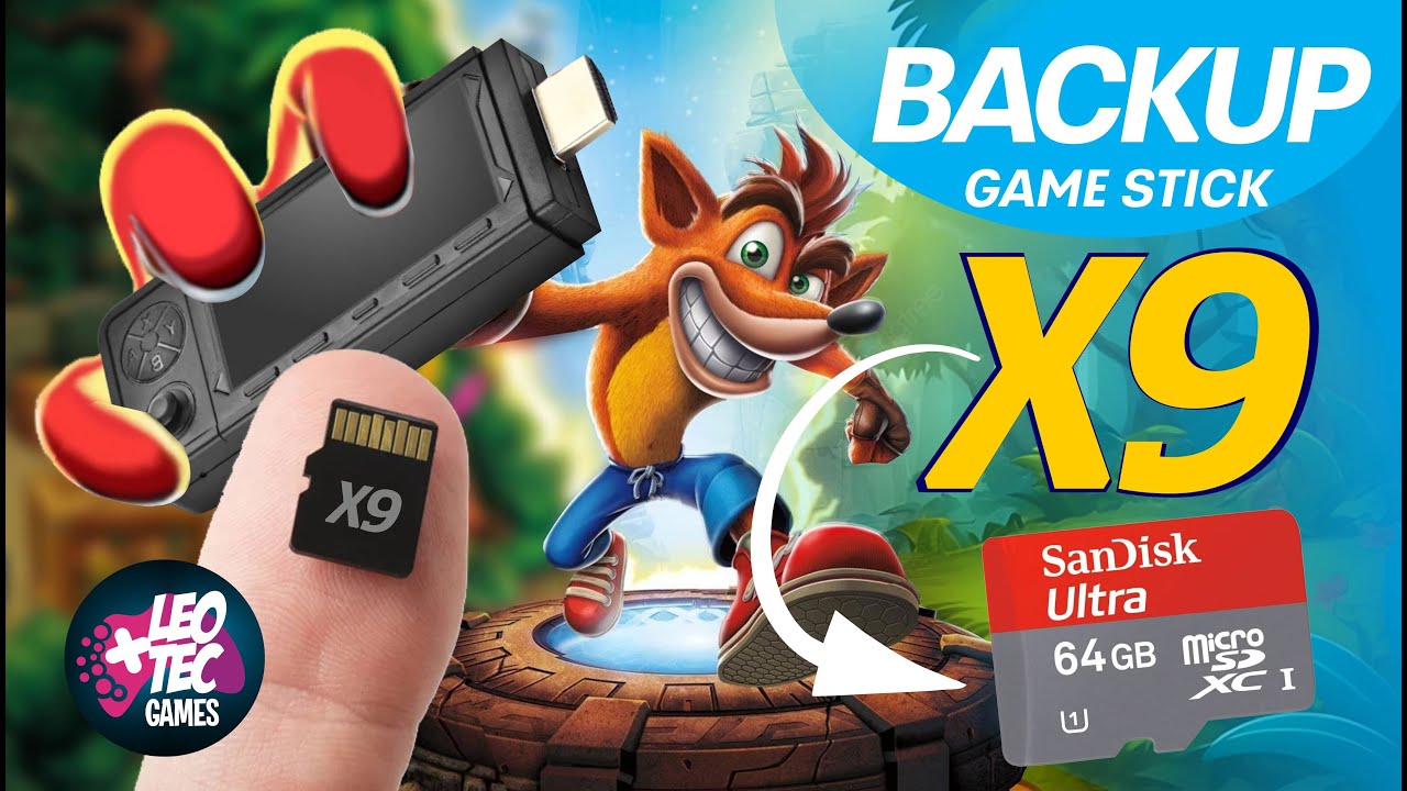 é AGORA ou NUNCA😱 backup💾 ORIGINAL do Game Stick X9 | 64GB de JOGOS