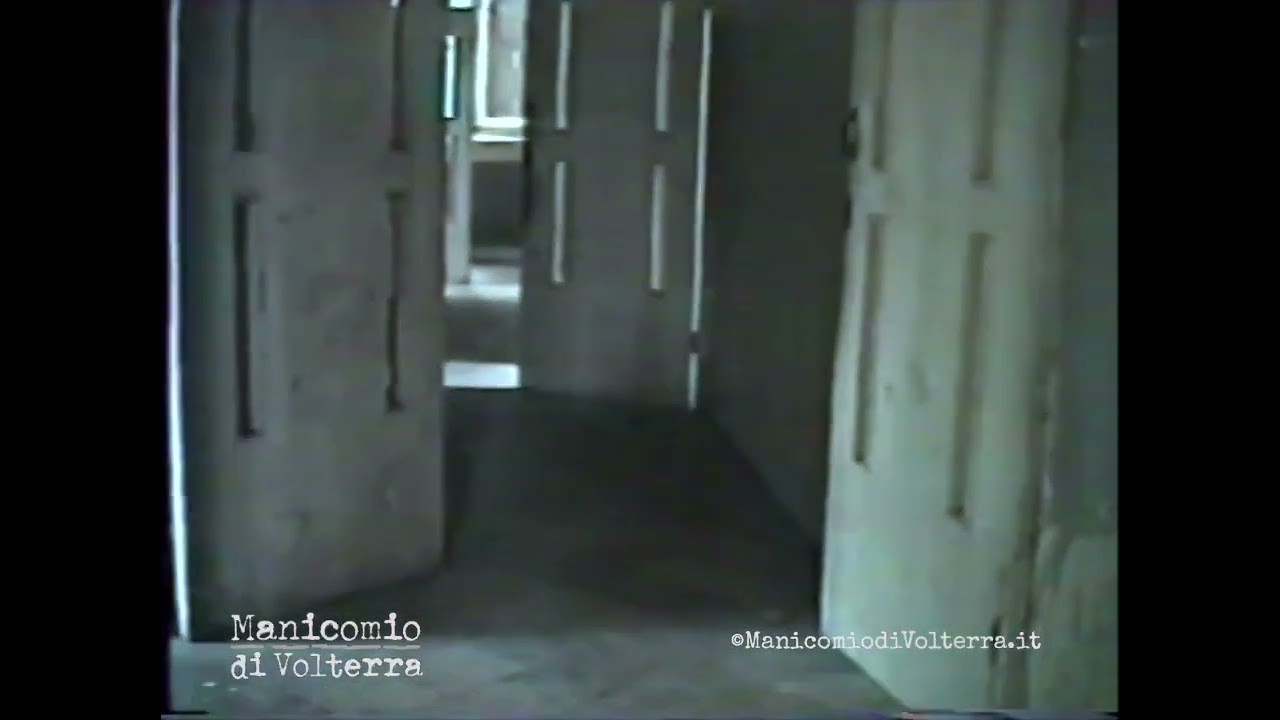 Manicomio di Volterra - Padiglione Ferri - rara ripresa amatoriale anni 90