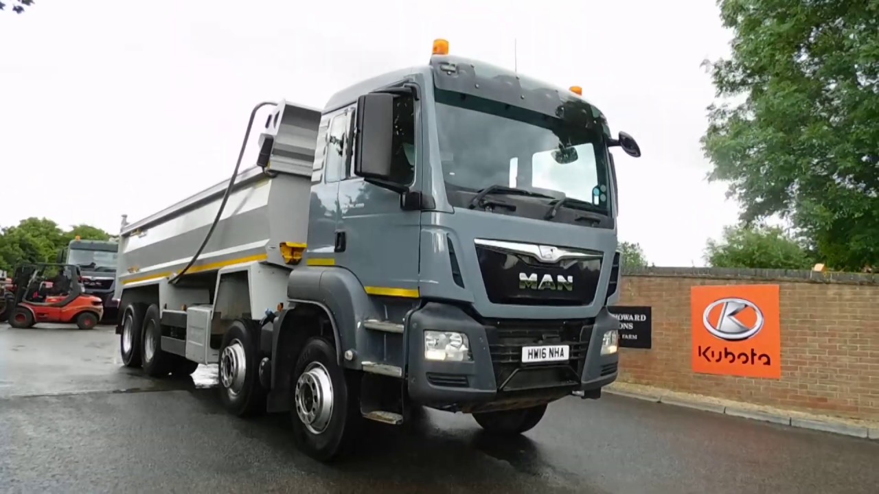 MAN TGS 8X4 TIPPER WALKROUND VIDEO