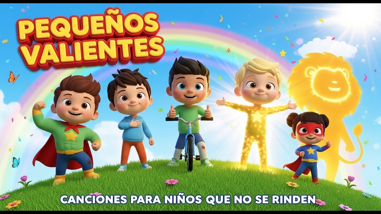 Peque&ntilde;os Valientes ⭐ Canciones de Motivaci&oacute;n y Valent&iacute;a para Ni&ntilde;os