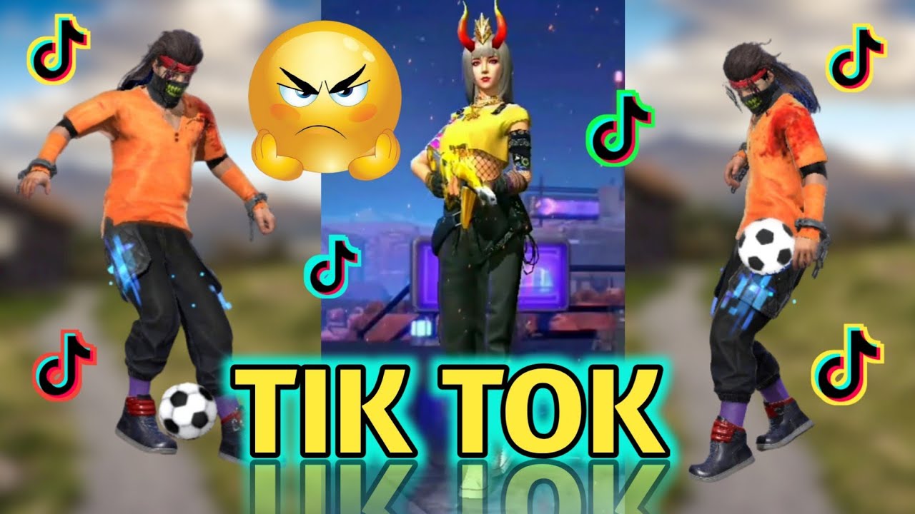 FREE FIRE TIK TOK VIDEO  !! FREE FIRE ON TIK TOK !! FUNNY FREE FIRE TIK TOK !! Falling Trevor Daniel