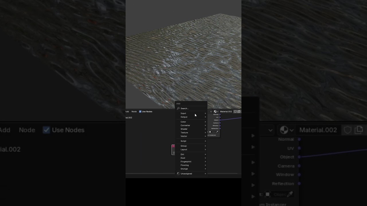 Урок по созданию реалистичного шейдера воды в Blender