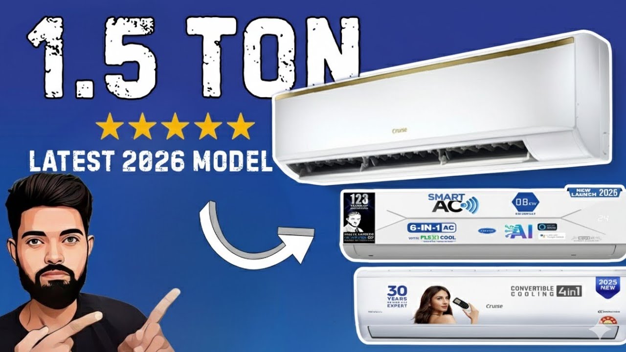 Best 1.5 ton 5 star inverter ac in india 2026 | best 1.5 ton inverter ac 2025 | best ac in india,lg