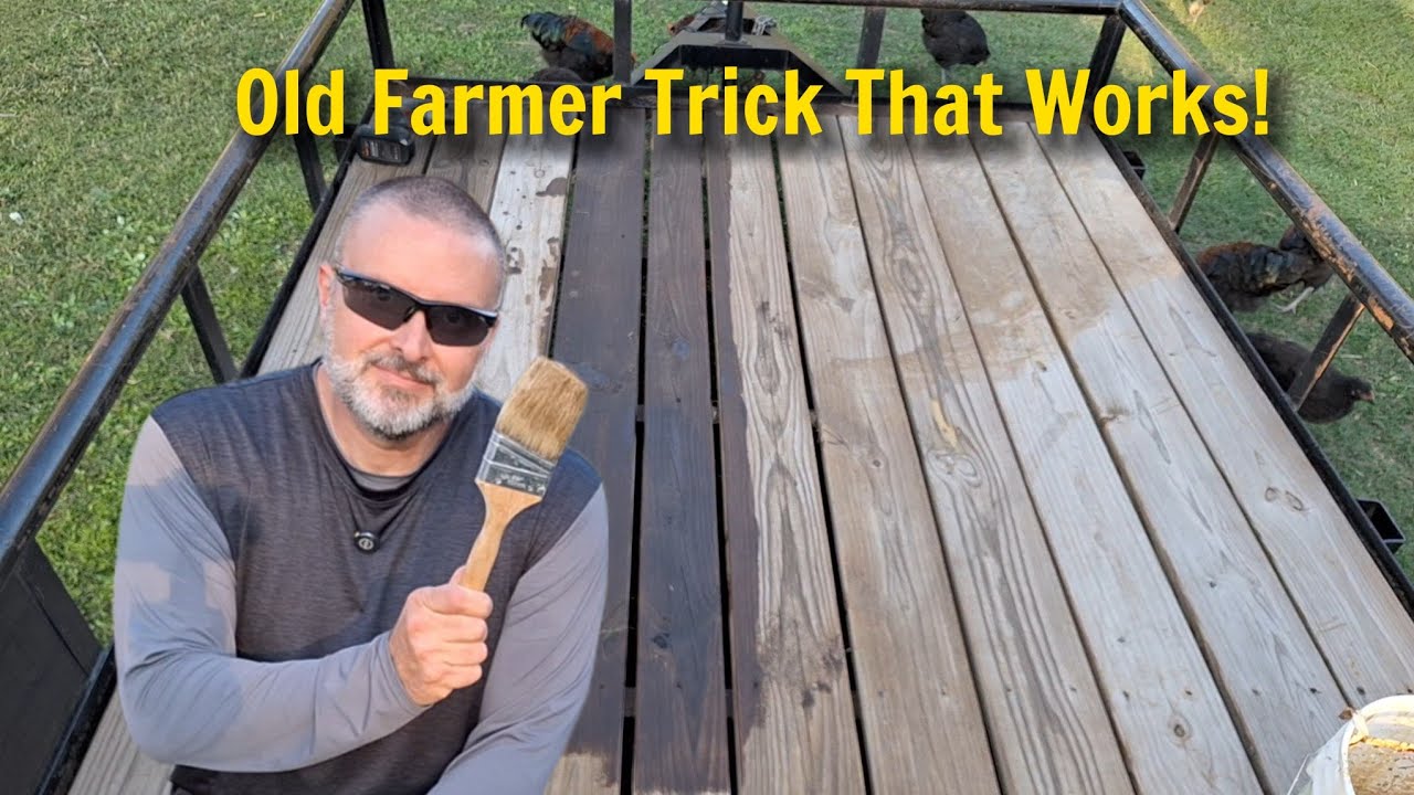 Old School Wood Protectant Trick: Diesel and Used Motor Oil!