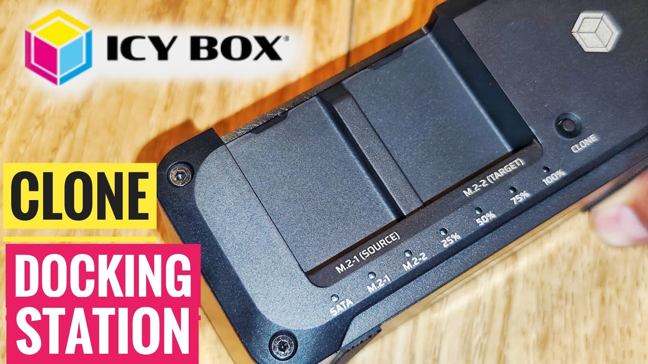 ICY BOX Clone & Docking Station 💥 IB-2924MSCL-C31