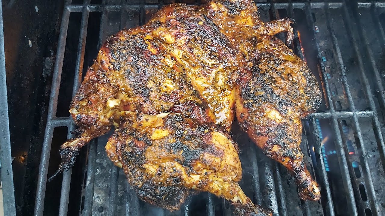 Poulet Portuguais sur le BBQ