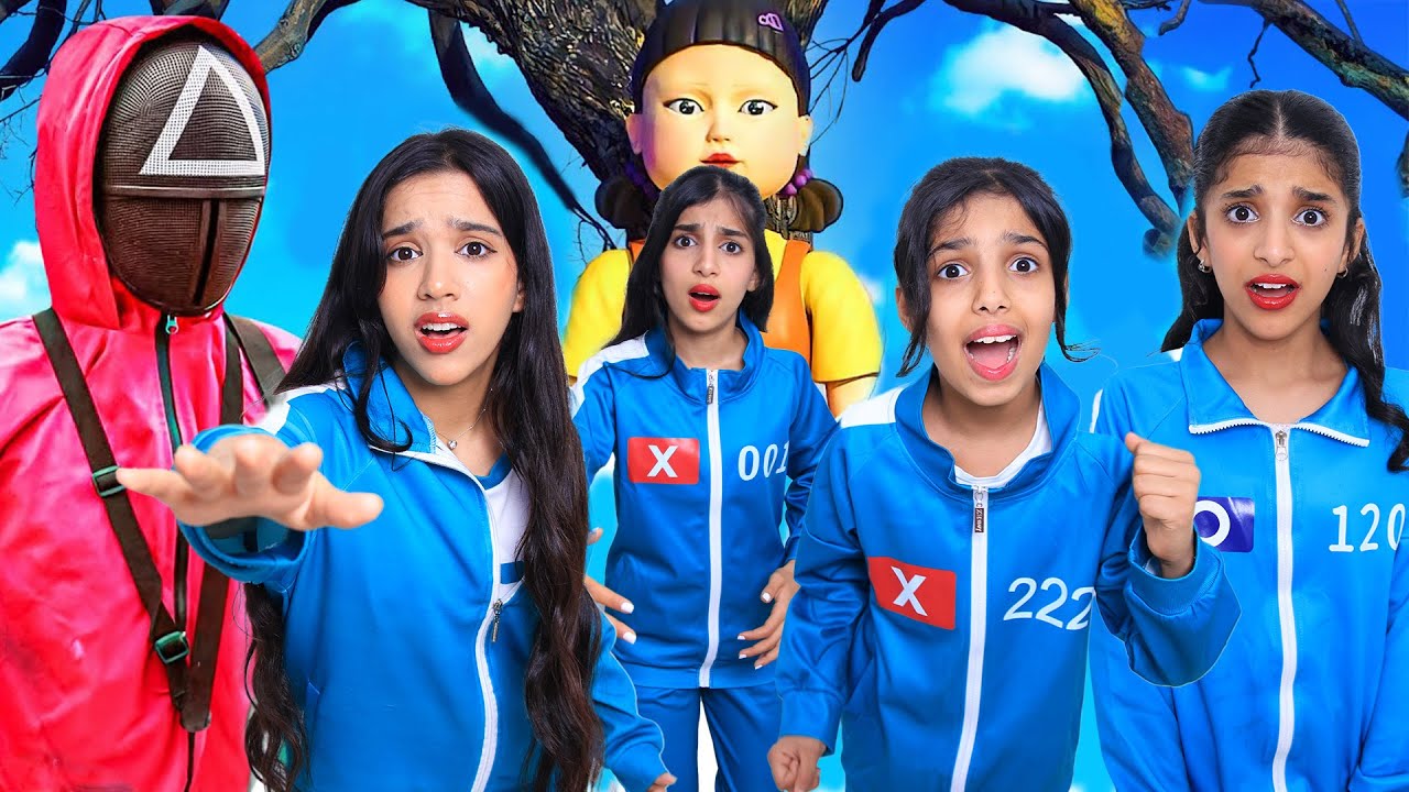 Shfa and friends  played Squid game in real life !