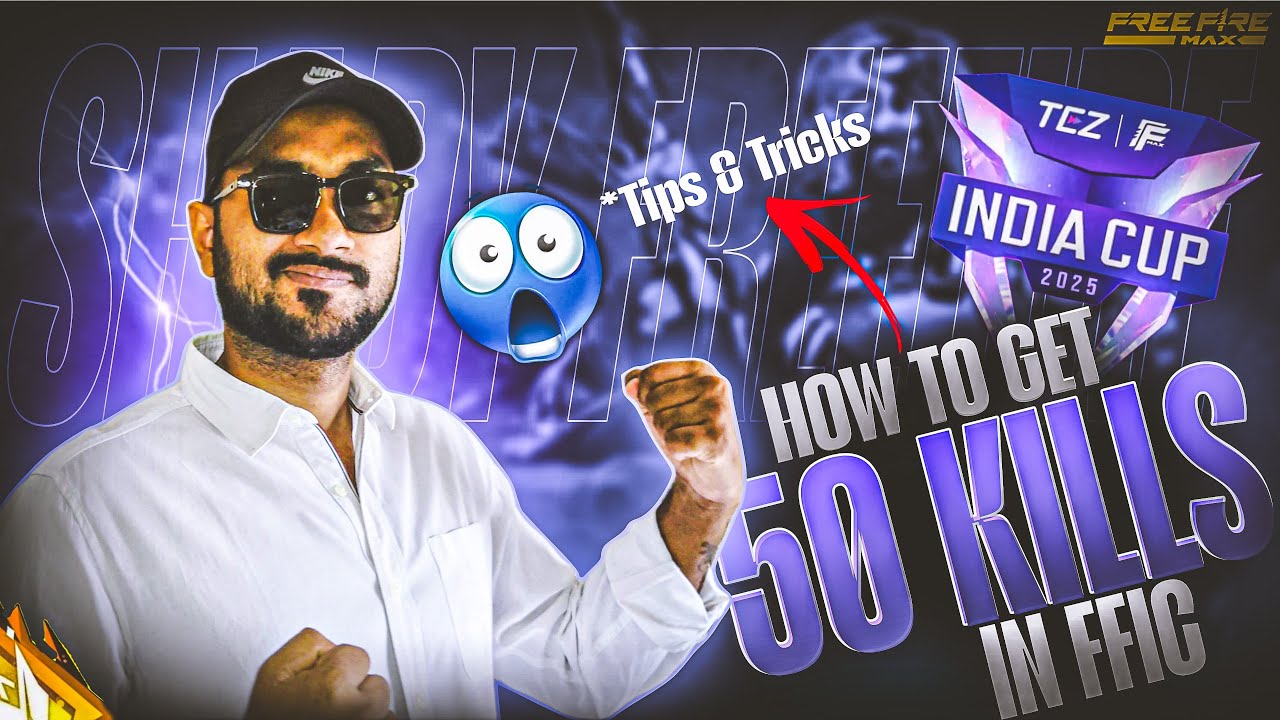 Top Secret Tips to Get 50 Kills in Free Fire India Cup 2025🤫🔥
