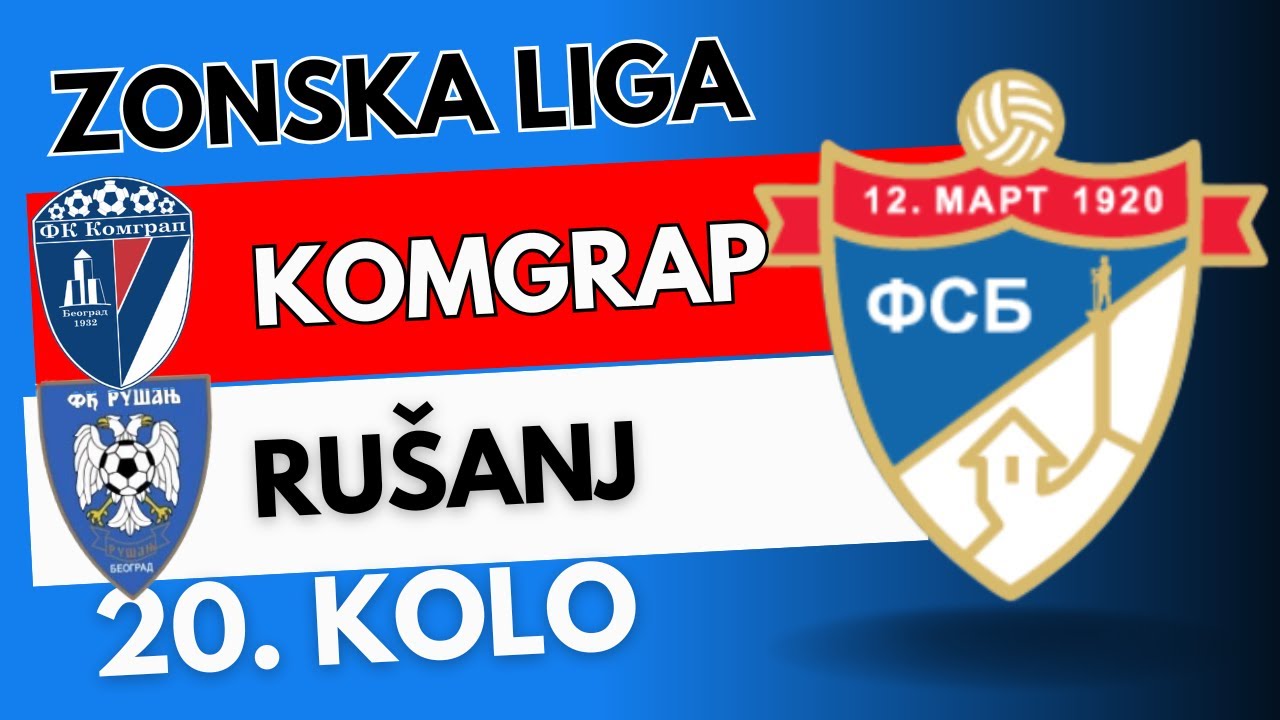 KOMGRAP - RUŠANJ, (12. 04. 2025.) Zonska liga Beograd, 20. Kolo