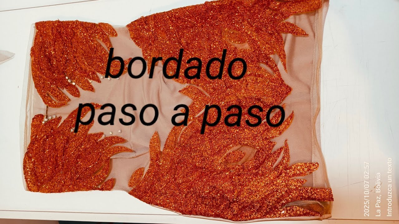 Vestido bordado 