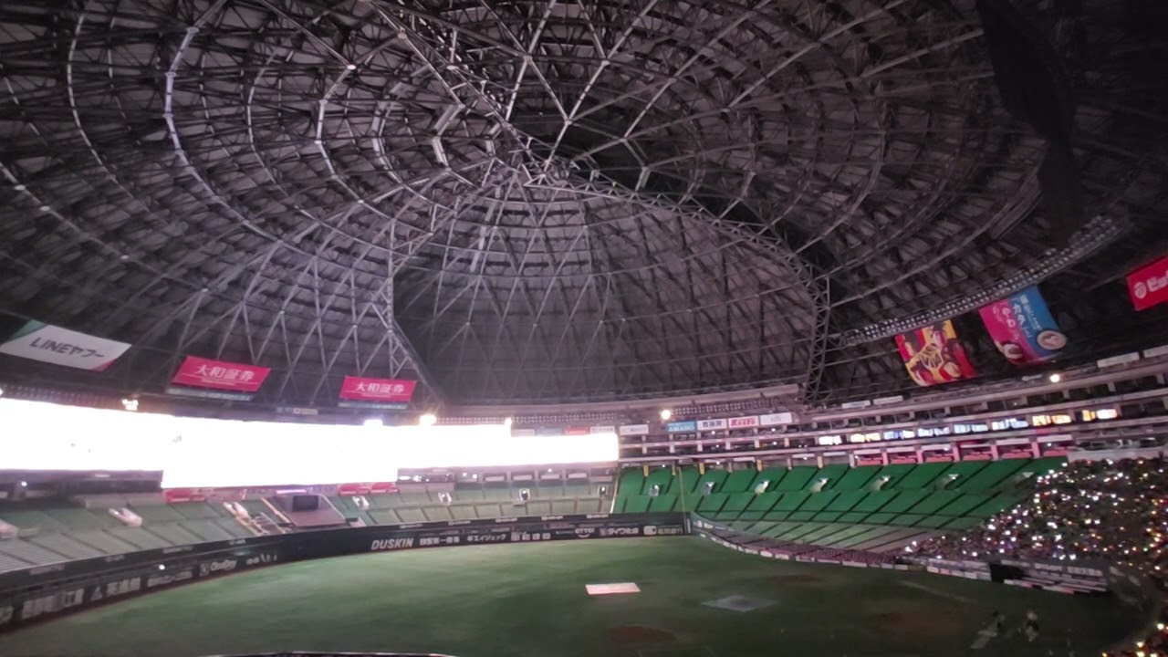 [プロ野球]PayPayドームパブリックビューイング勝利の花火