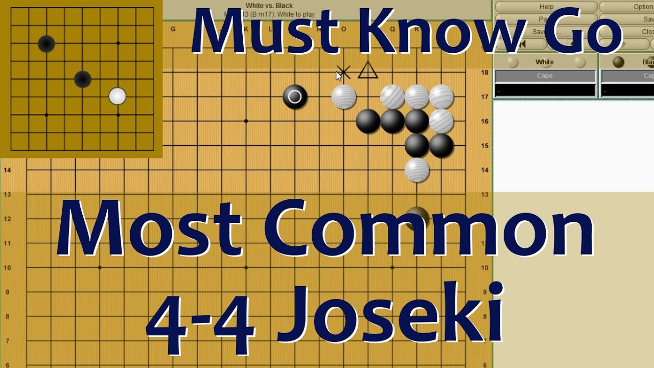 Must Know Go - Common 4-4 Joseki