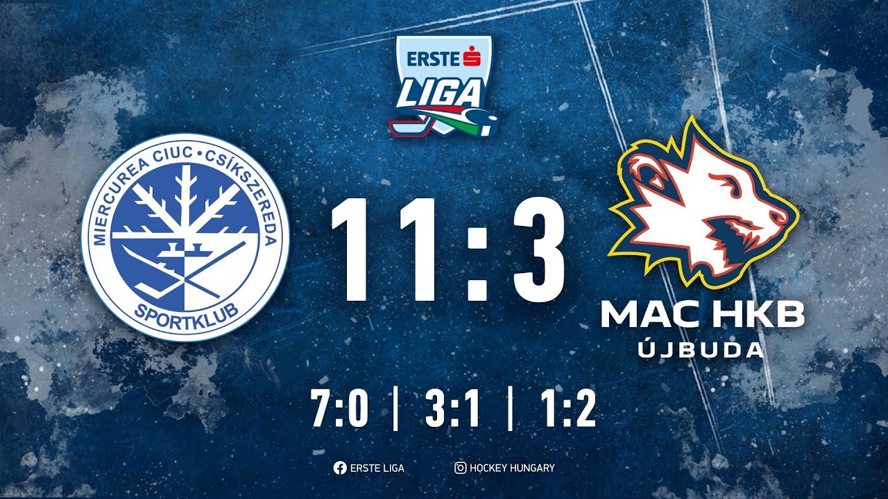 Gólösszefoglaló - EL 168 - Sport Club Csíkszereda - MAC HKB Újbuda 11:3 20220109