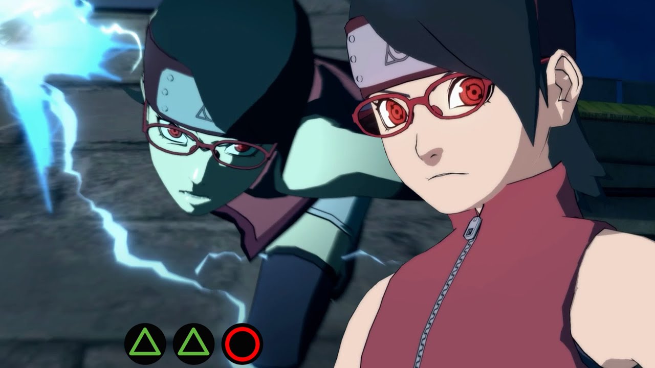 Naruto Storm Connections - Sarada (Two Tomoe Sharingan) Complete Moveset