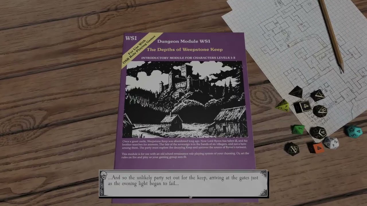 The Secret of Weepstone Demo #pcgaming #videogames #oldschool #dungeonsanddragons #tabletoprpg