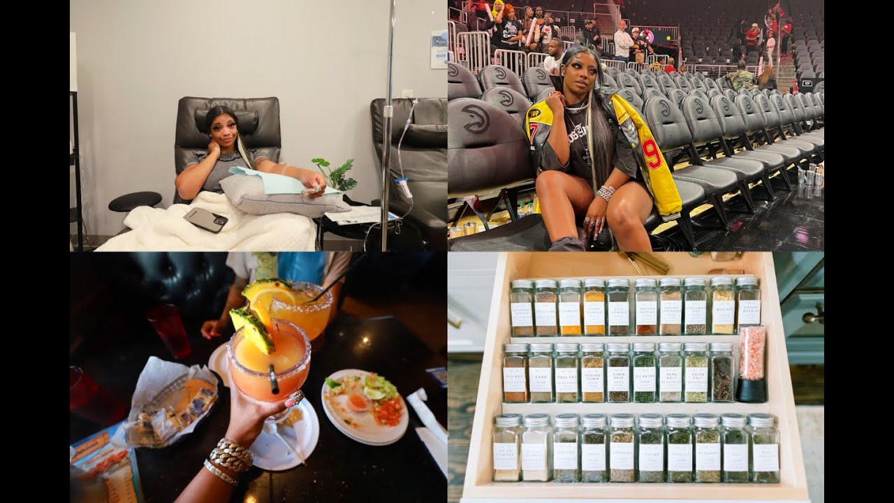 Fall Vlog | Court Side Basketball Game, Getting An IV, NEW Restaurant, Reorganizing and More