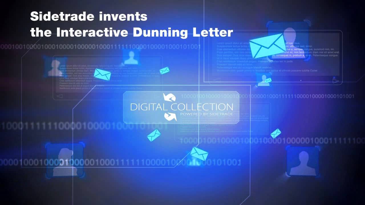Sidetrade invents the interactive dunning letter