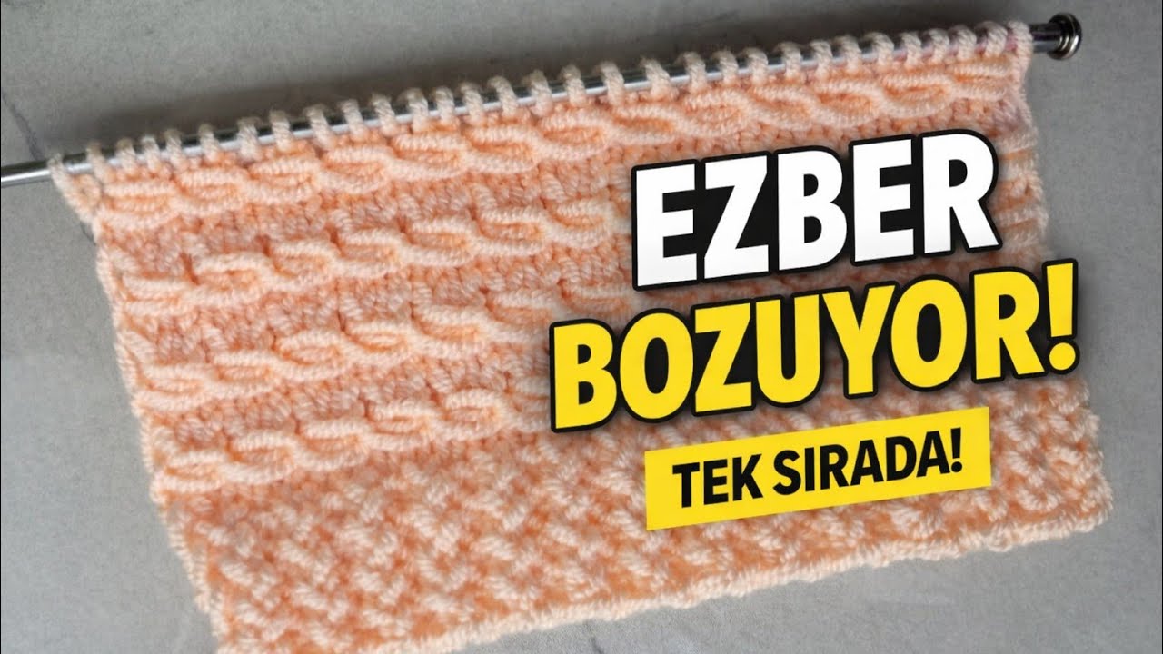 ÖRGÜDE EZBER BOZAN DESEN! 😳 Böyle Olacağını Kimse Beklemiyor