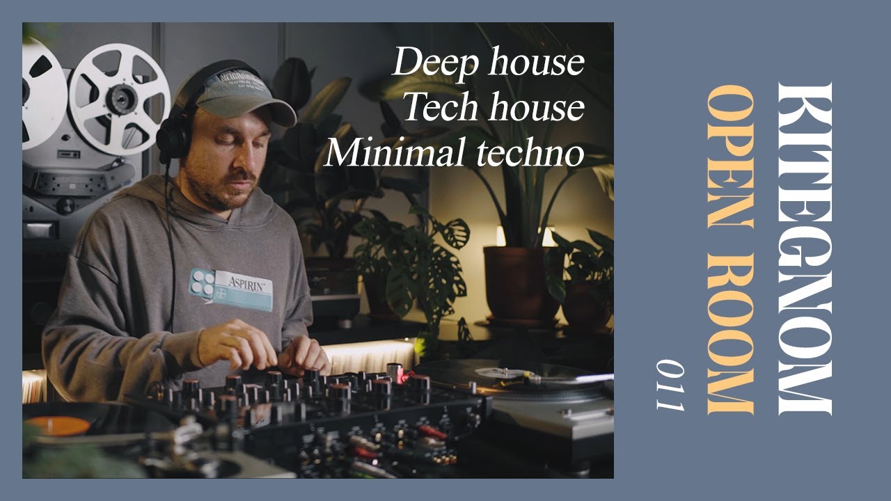 OPEN ROOM 011 x KITEGNOM (minimal techno, deep house dj mix on vinyl records, AlphaTheta Euphonia)