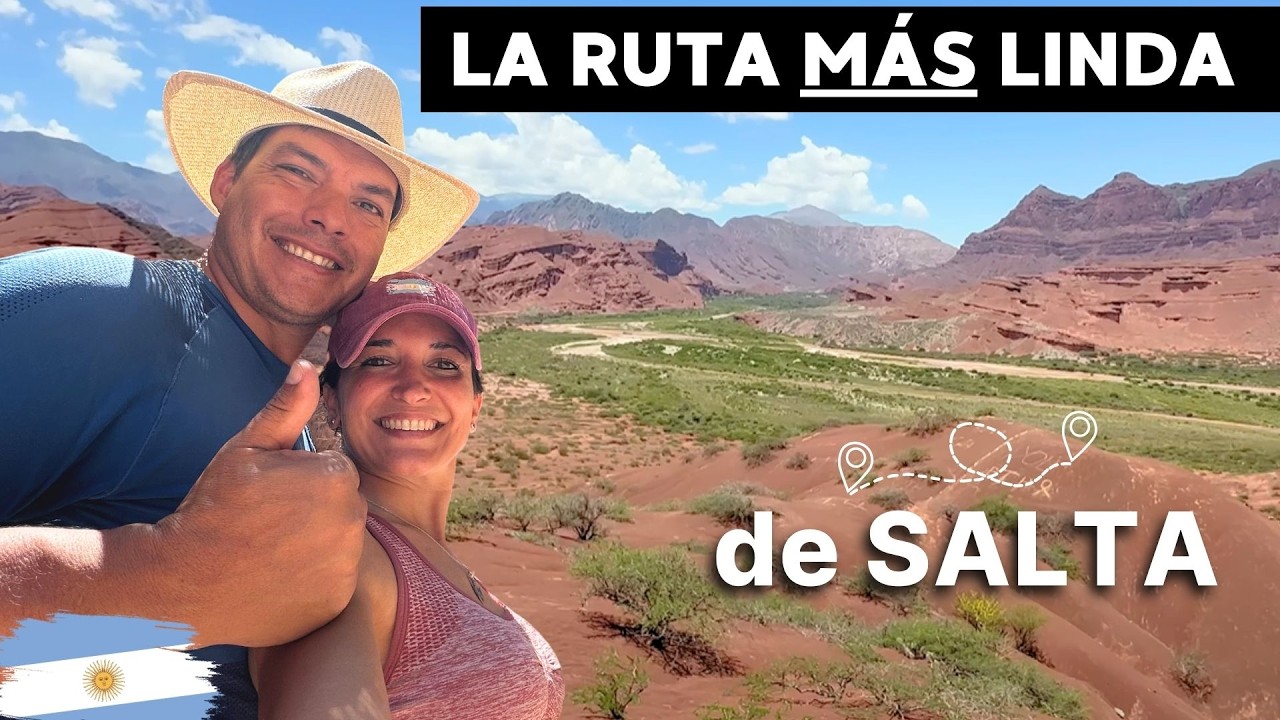 ✨MARAVILLADOS con este paisaje desde Cafayate a Salta Capital: QUEBRADA DE LAS CONCHAS | Argentina 🌄