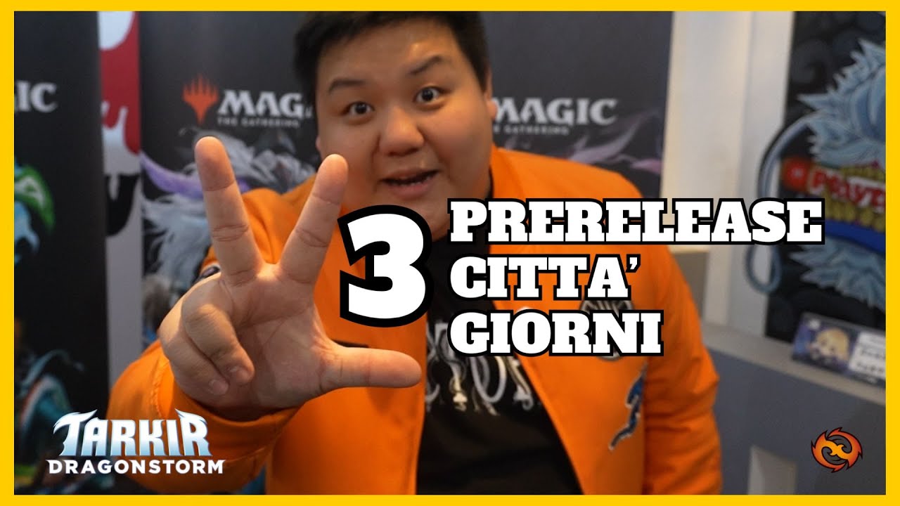 3 PRERELEASE, CITTA', GIORNI | VLOG MTG ITALIA | #mtgtarkir