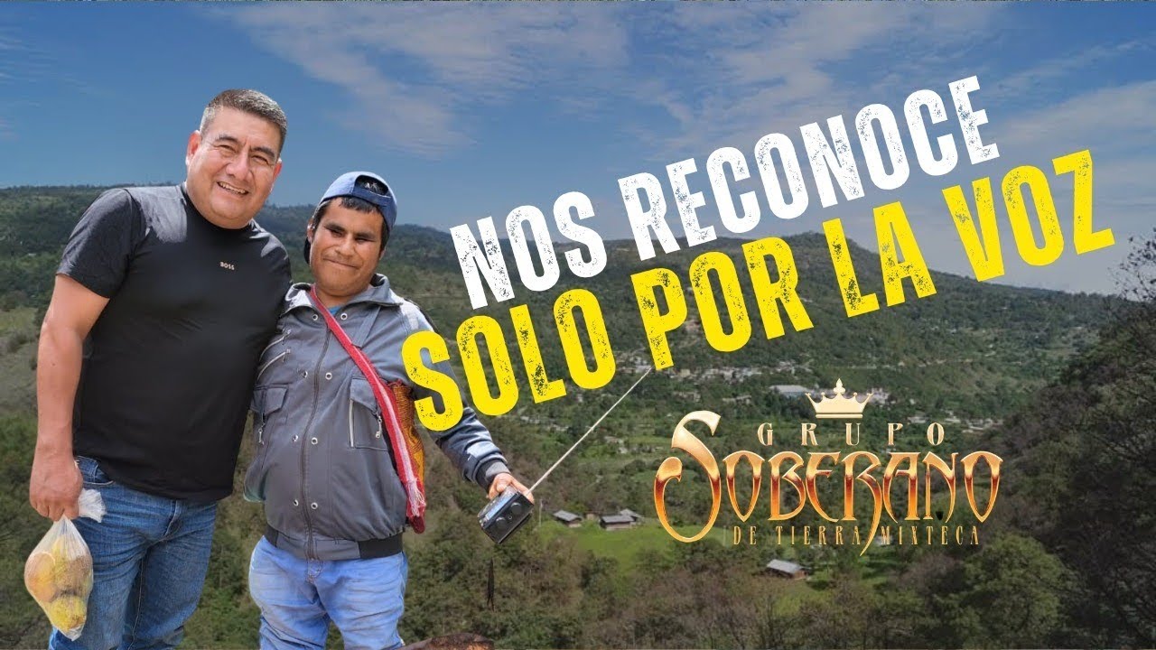Así reaccionó un joven invidente al escuchar hablar al cantante de Grupo Soberano de Tierra Mixteca