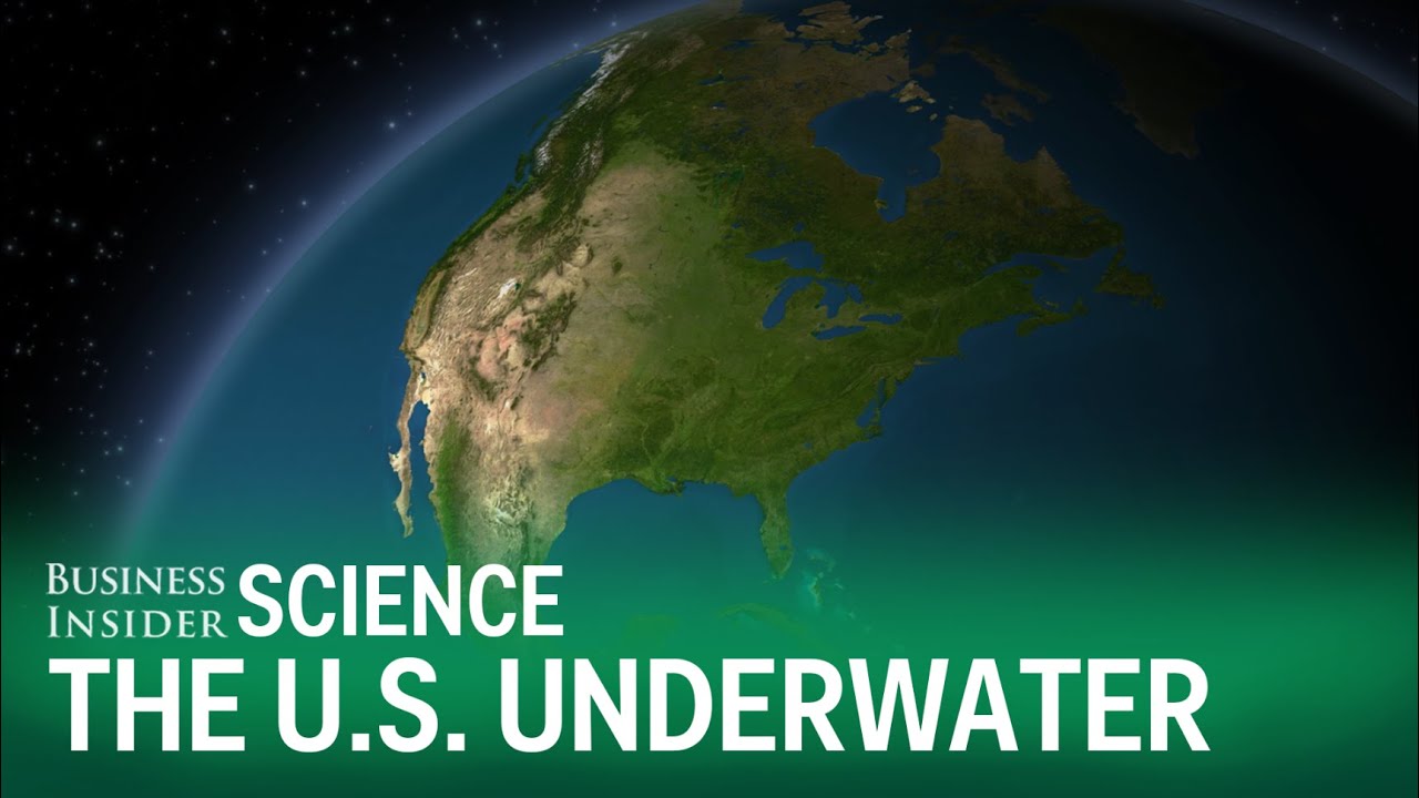 What The US Would Look Like If All The Earth's Ice Melted