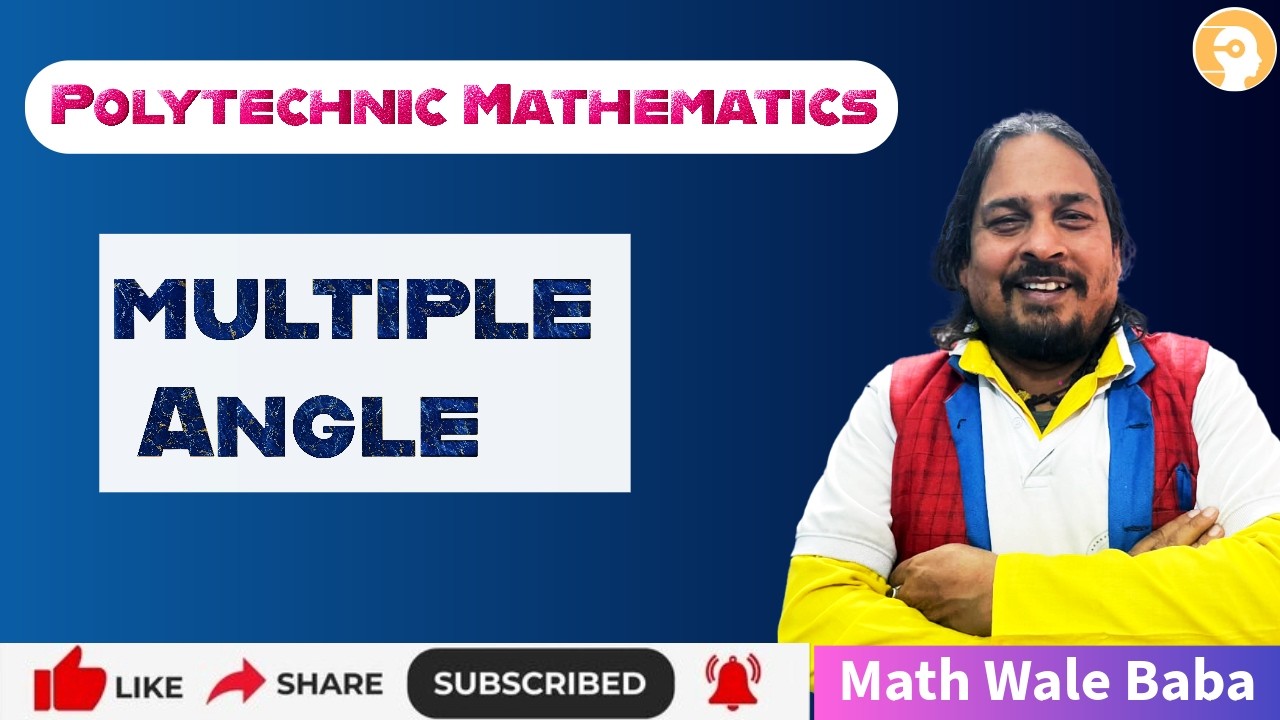 Multiple Angle  | Polytechnic Mathematics |  #creatorssuper30 #mathematics