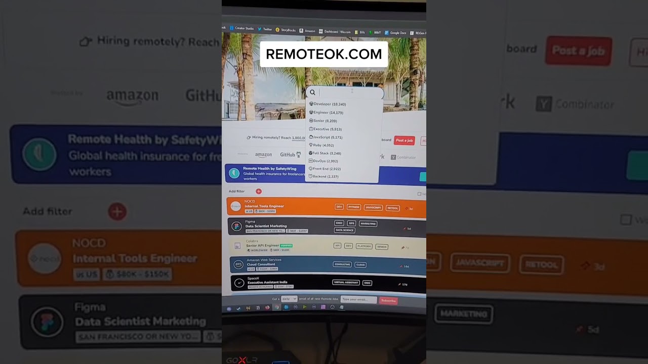 Remote Job Site romoteok.Com 