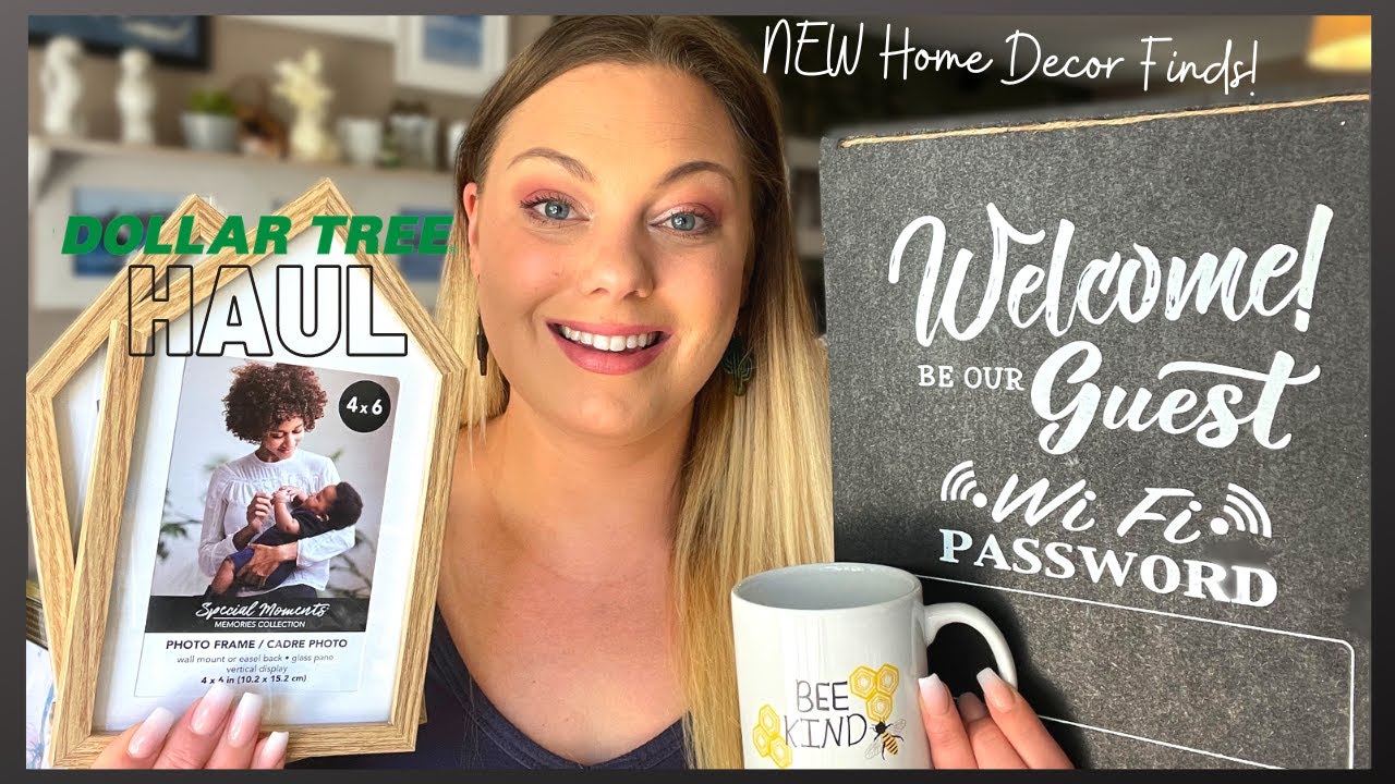 DOLLAR TREE HAUL | NEW HOME DECOR FINDS!
