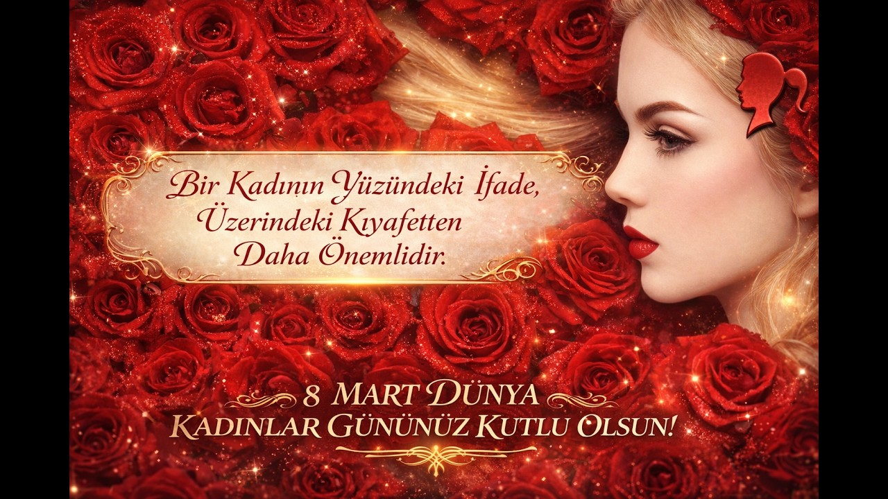 8 Mart Dünya Kadınlar Günü 🌸 En Güzel Mesajlar ve Duygusal Şarkı | Kadınlar Günü Özel Video