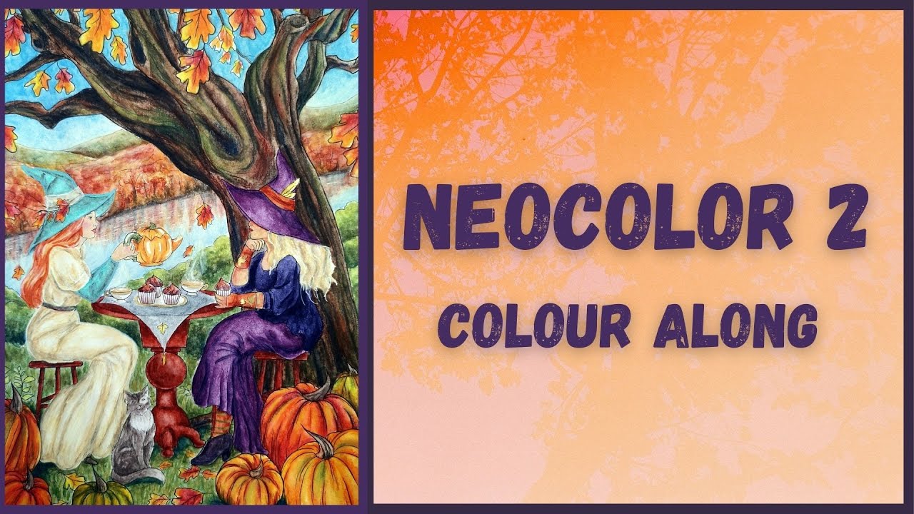 Néocolor 2 : colour Along sur un dessin de Jana Prosvirina (Partie 1)
