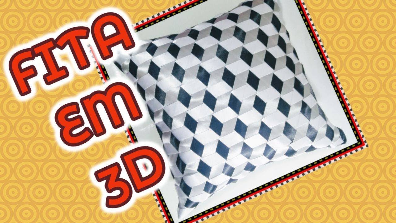 COMO FAZER ALMOFADA EM FITA