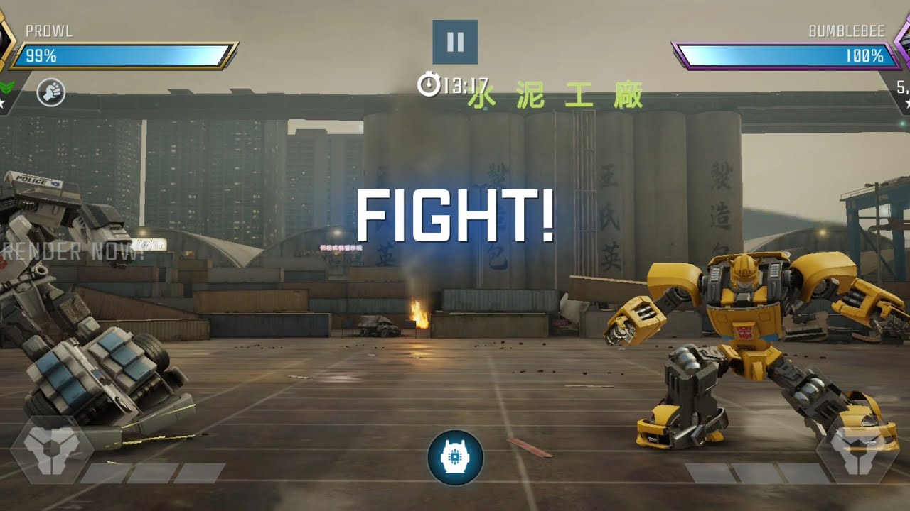 Prowl destroying 5 star bots in a raid/ Transformers Forged to Fight.