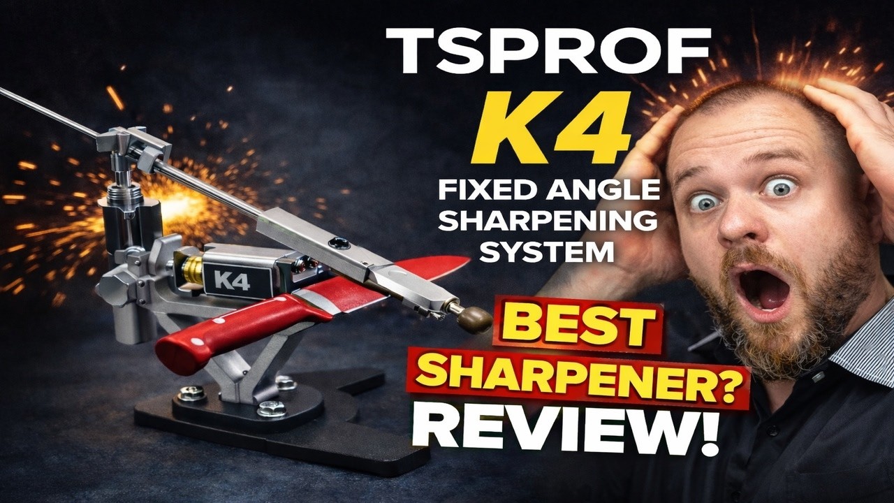 🔥Новая точилка для ножей TSProf K4: ЗАТАЧИВАЕМ КАК ПРОФЕССИОНАЛ🔥 @TSPROFSharpening